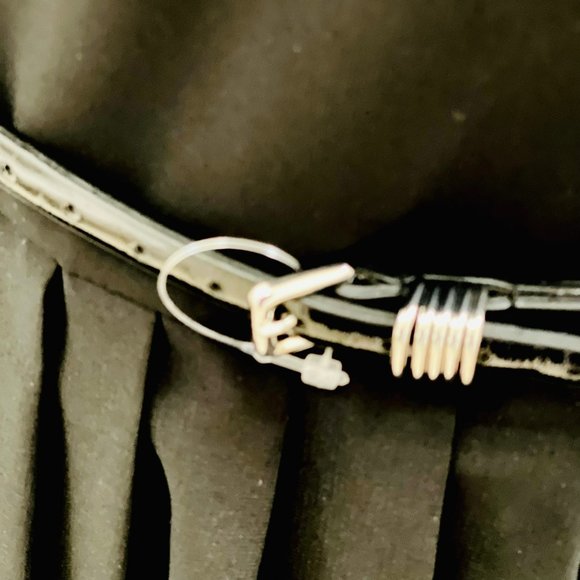 NWT Calvin Klein Black Lace belted classed LBD Dress - size 4 - Picture 2 of 9